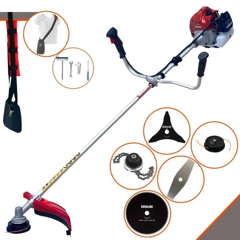 Roçadeira Bcj521-l 52cc + Faca 2p 3p 80d Trimmer E Carretel