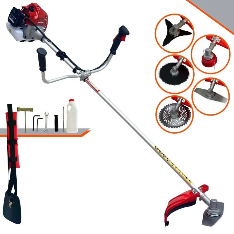 Roçadeira Bcj620-l 62cc Com Carretel + Facas 2p 3p 40d E 80d