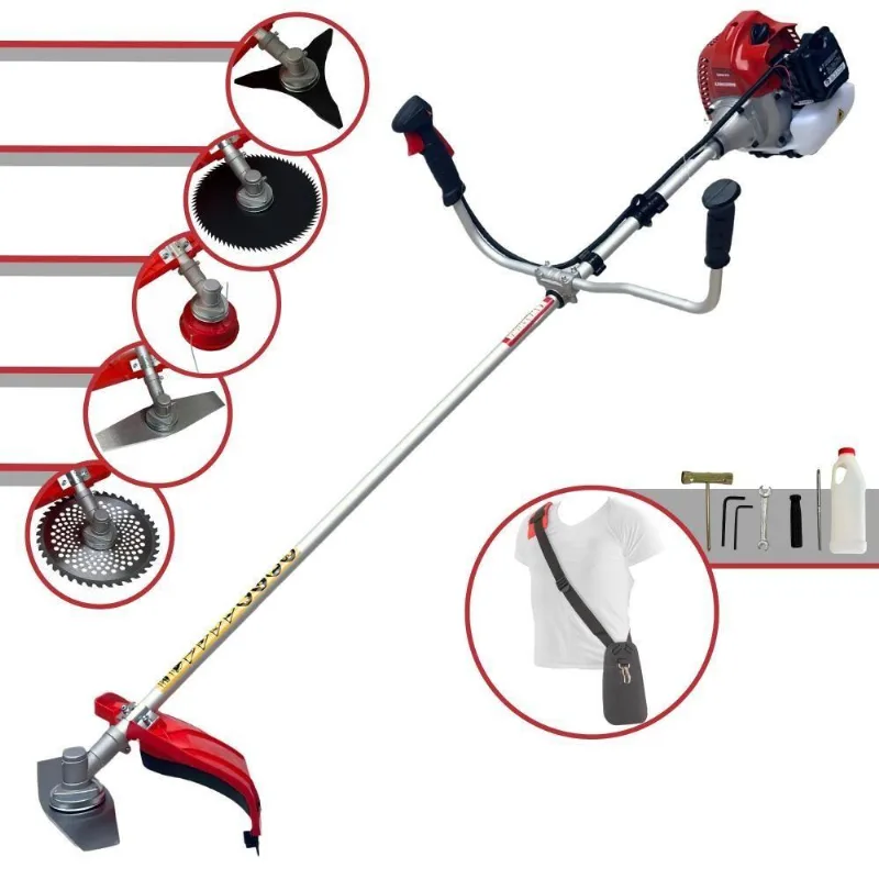Roçadeira Lateral Kawashima Bcj620-l C- Carretel + 4 Lâminas