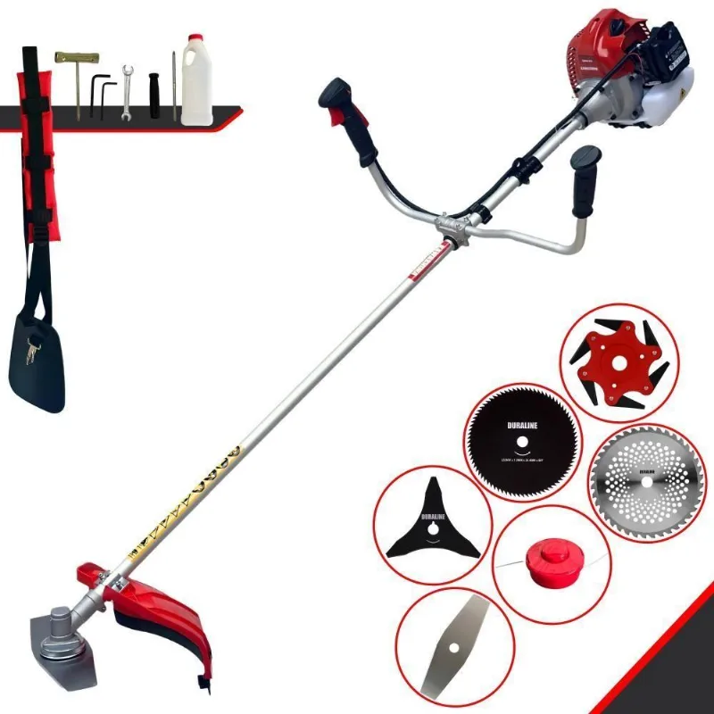 Roçadeira Kawashima Bcj620l 3hp Com Carretel + 5 Lâminas