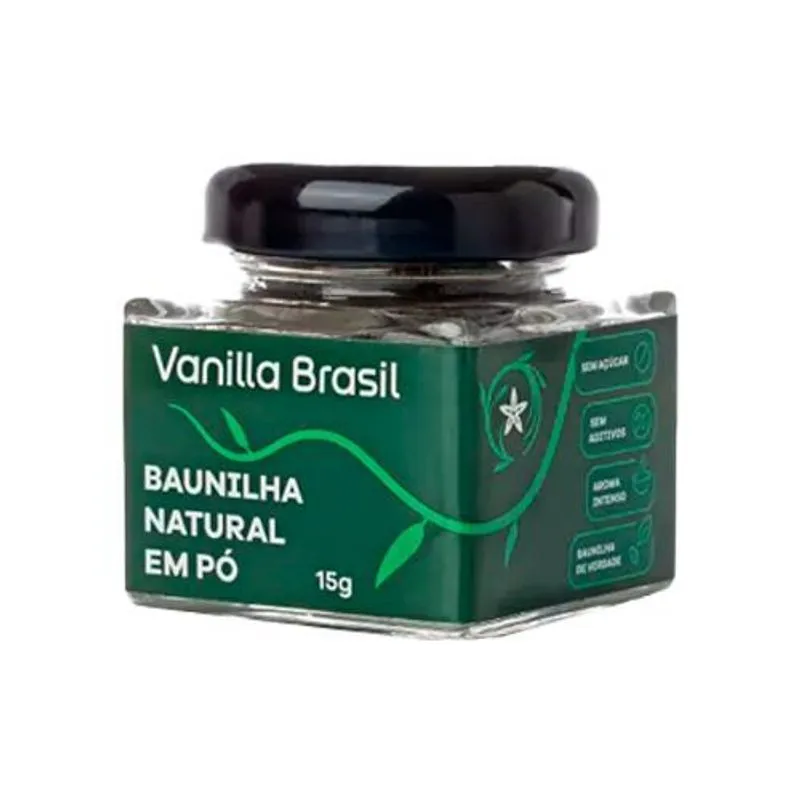 Baunilha Natural Em Pó Vanilla Brasil 15g