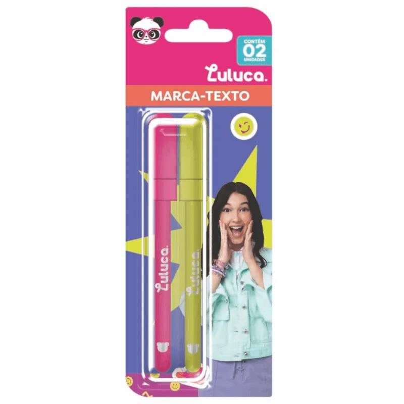 MARCA TEXTO BLISTER C/2 RS/AM REBECA BOMBOM R.RB140114276 ÚNICA