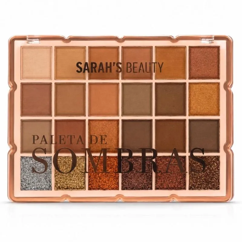 Paleta De Sombras e Brilho Sarah's Beauty 24 Cores Ref.: S6497 Cor B