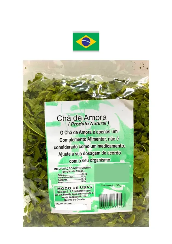 MAKIYAMA FOLHA DE AMORA NATURAL 30g - Folha de amora natural. Origem: Brasil