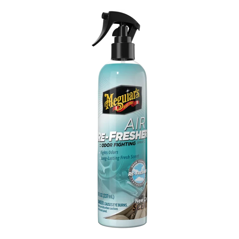 Meguiar's G250608 Air Re-Fresher Odor Fighting Spray - New Car Scent - Refresh & Instantly Fight Off Odors