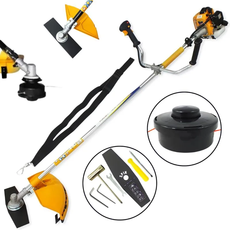 Roçadeira Profissional Vulcan Vr260h 2t 26cc 0,9hp Lateral, Ideal Para Trabalho Pesado Com Punhos Ergonômicos De Fácil Aceleração E Lâmina 2 Pontas