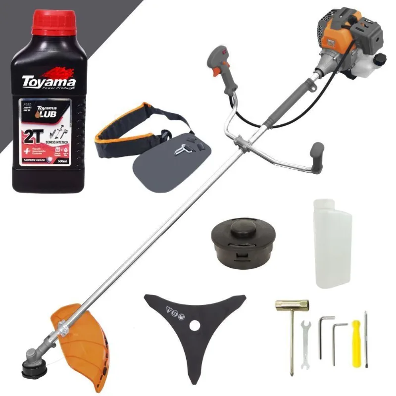 Roçadeira Alta Performance Tekna R430p Plus + Óleo Toyama 2t