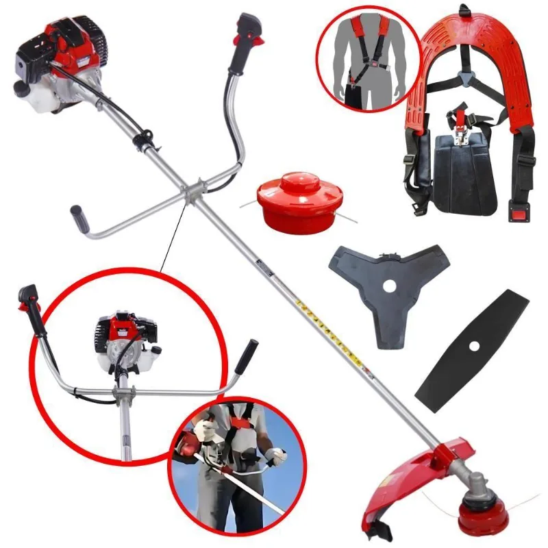 Roçadeira À Gasolina Lateral Rt43l Toyama 43cc 1,7hp 3 Em 1