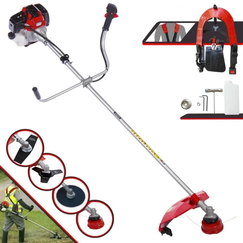 Roçadeira À Gasolina Rt43-l Toyama 43cc 1,7hp + Faca 2p 80d