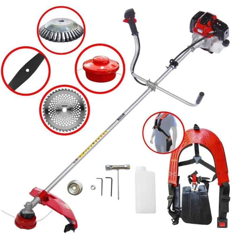 Roçadeira Rt43l Com Carretel Faca 3p E 40d + Escova De Aço