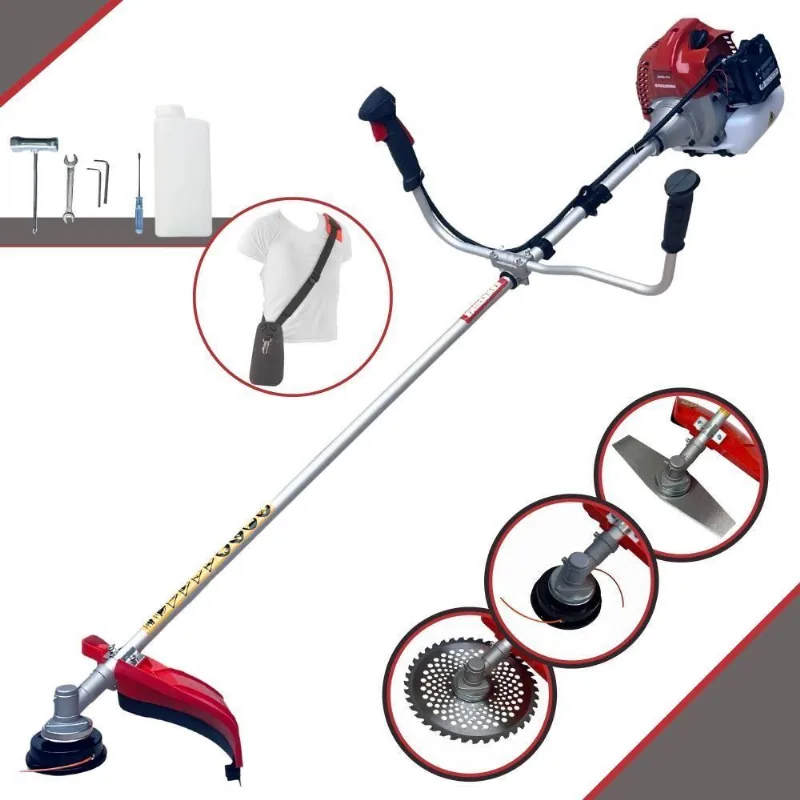 Roçadeira À Gasolina Lateral Bcj431-l Kawashima 1,7hp 3 Em 1
