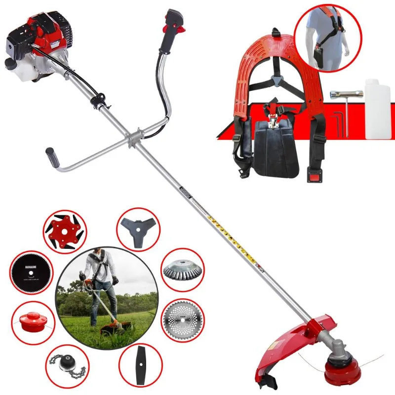 Roçadeira Toyama Rt43l Com Carretel Nylon + Faca 2 Pontas + Faca 3 Pontas + Faca 6 Pontas + Faca 40 Dentes + Faca 80 Dentes + Trimmer + Escova De A? Roçadeira Toyama Rt43l Com Carretel Nylon + Faca 2 Pontas + Faca 3 Pontas + Faca 6 Pontas + Faca 40 Dentes + Faca 80 Dentes + Trimmer + Escova De Aço