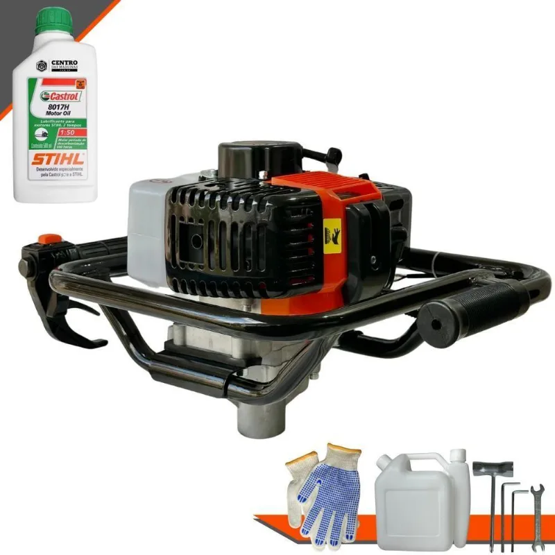 Perfurador De Solo Sem Broca Vant Vps52 + Óleo Stihl