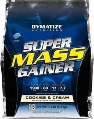 Dymatize Super Mass Gainer, Cookies & Cream, 12 LBS