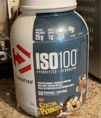 ISO 100 Hydrolyzrd Protein Powder - Cocoa Pebbles