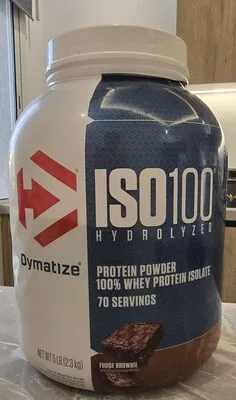 ISO 100% Hydrolized Whey Protein Isolate Fudge Brownie