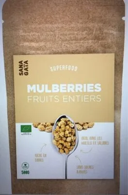 Mulberries mures blanches