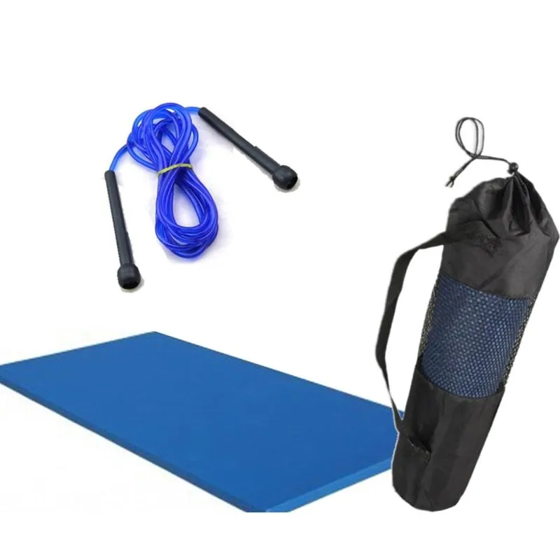 Yoga tapete colchonete em eva mochila corda pular silicony