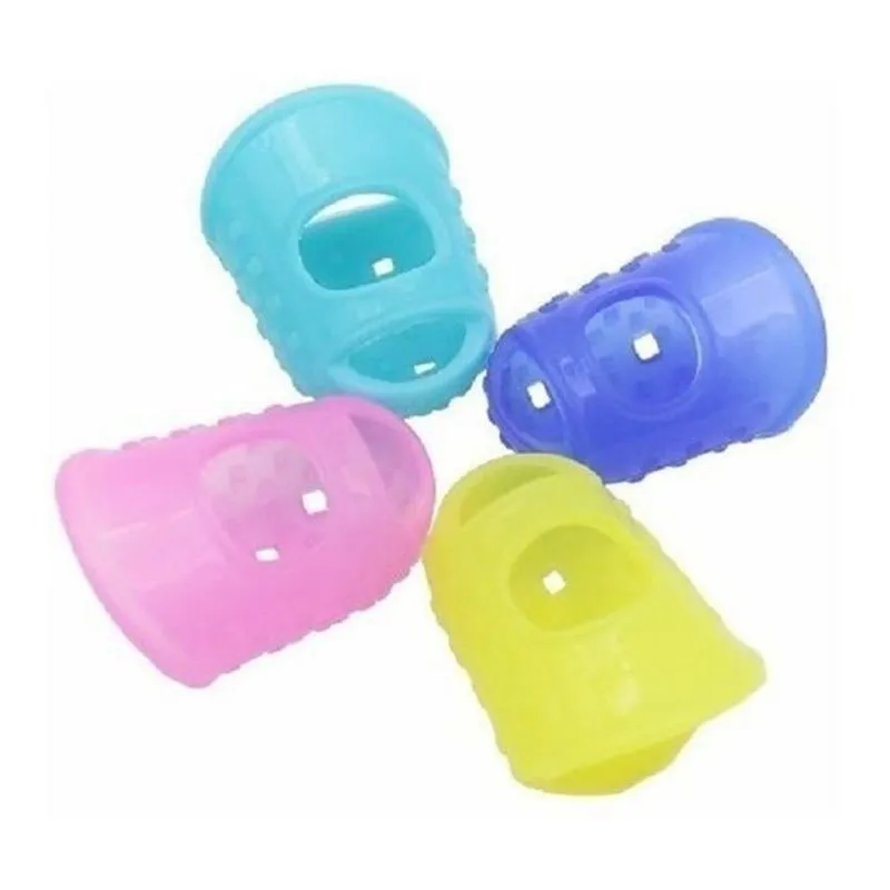Protetor Ponta De Dedo Silicone Guitarra E Violão Kit De 4un