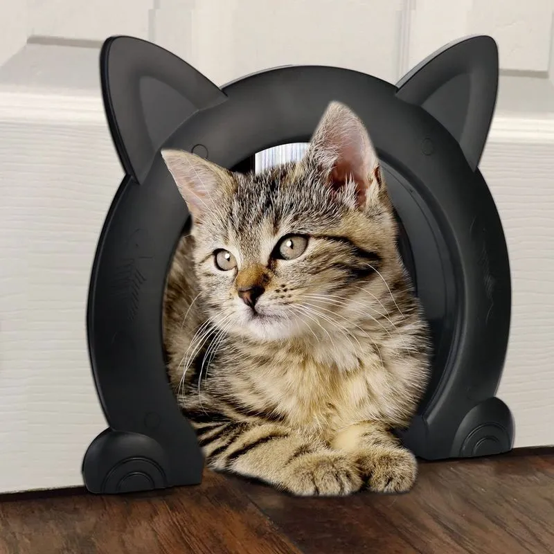 Porta Cat Ikuso para porta interior, porta interna para gatos