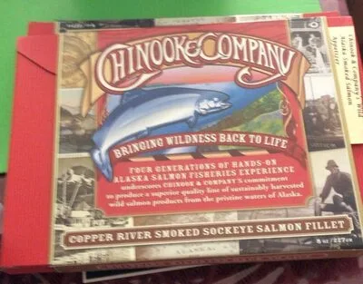 Copper river smoked sockeye salmon fillet