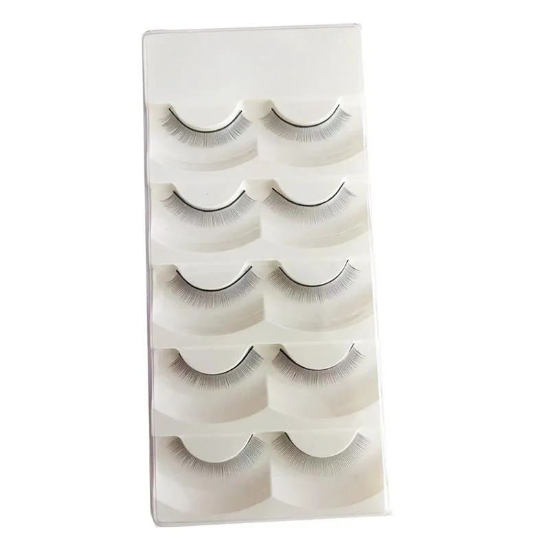 5 Pares Praticam Cílios Praticam Cílios Para Salão De Beleza