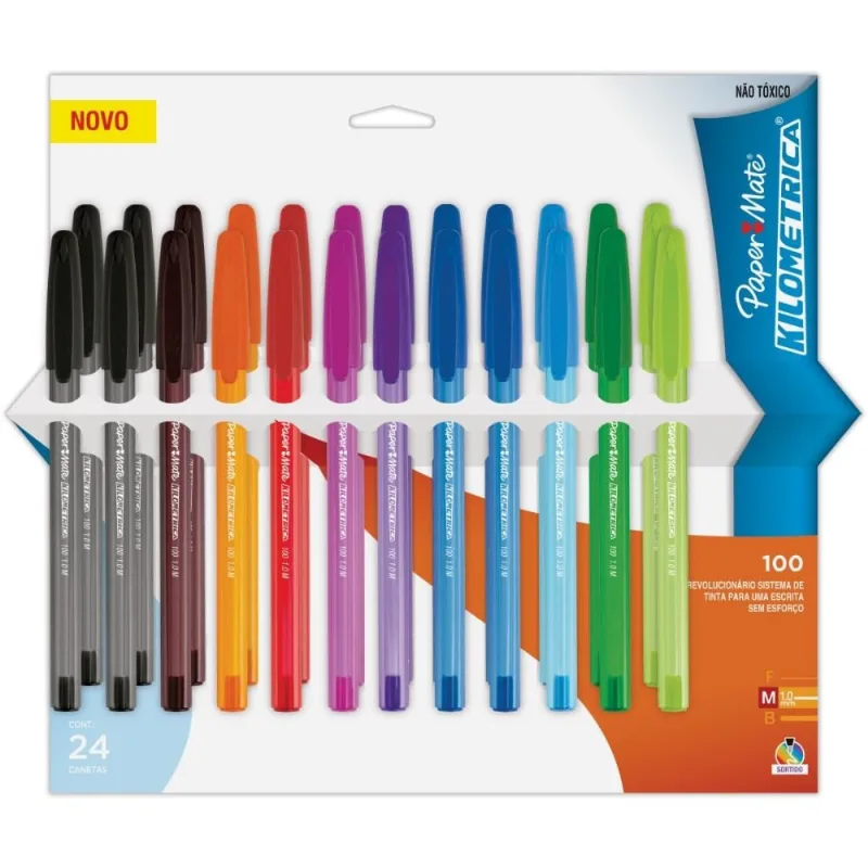Caneta Esferografica Kilometrica 100 Colorz Sortida