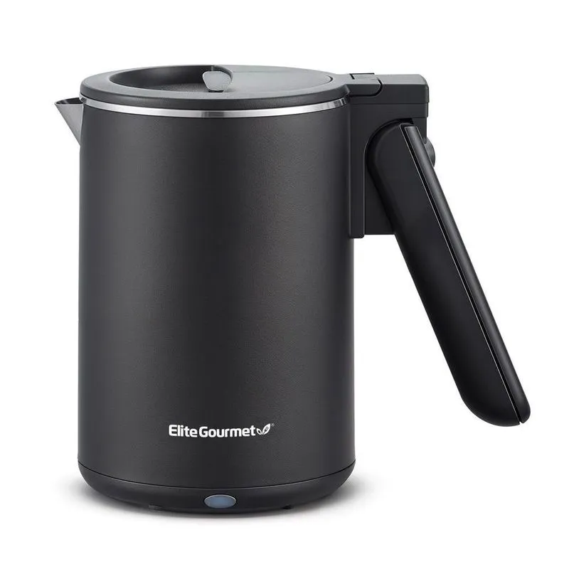 Elite Gourmet Ekt719 Chaleira Elétrica Viagem Dual Volt 0,6l Preto