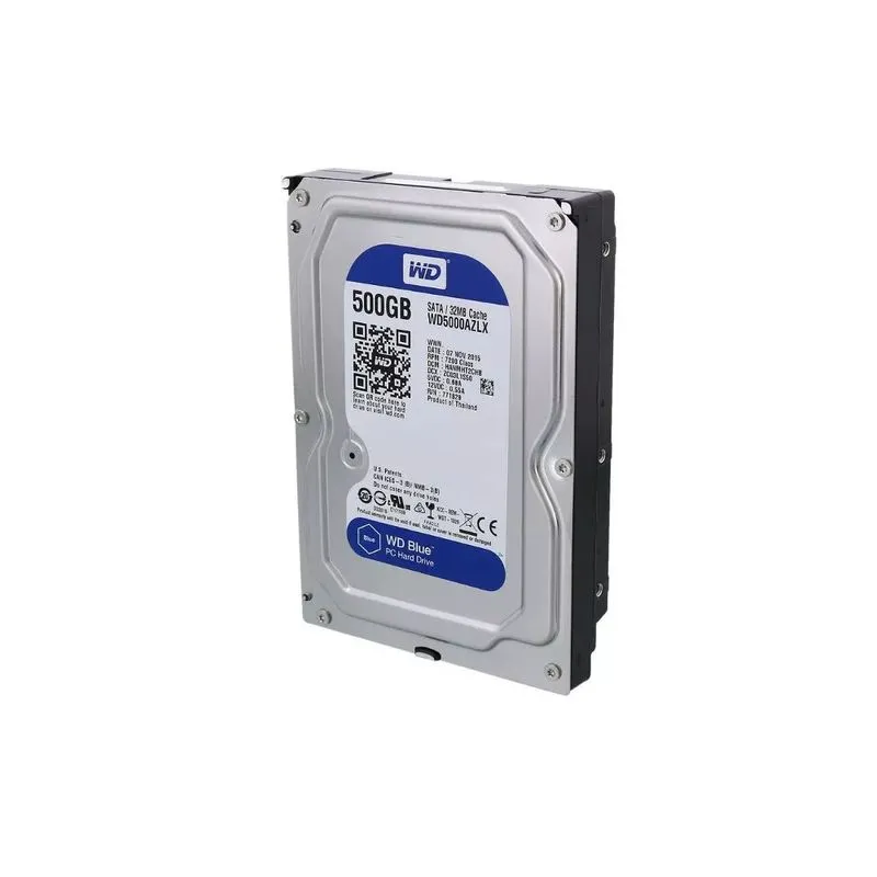 HD Interno WD Blue 500GB SATA III 6GB/s 7200 RPM WD5000AZLX - Para armazenamento de fotos, vídeos e demais arquivos