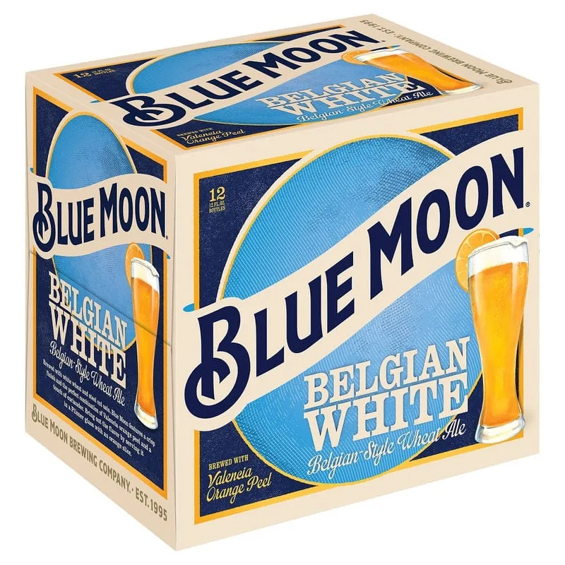 Cerveja Blue Moon Belgian White Caixa 12 Unidades 355Ml