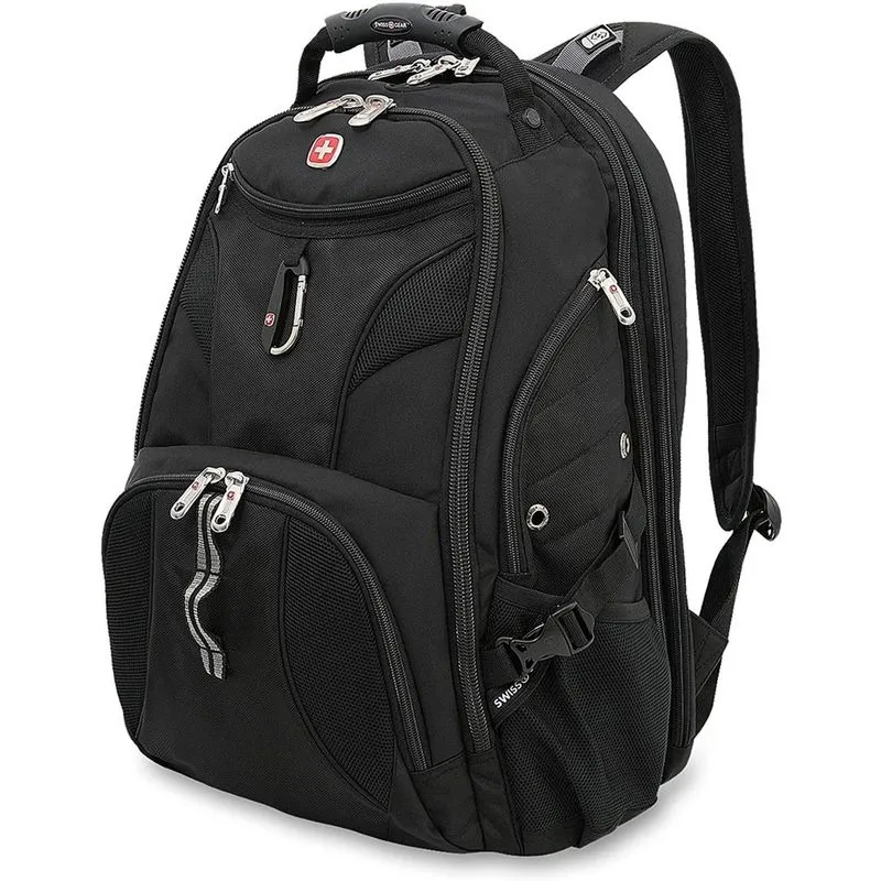 Mochila para laptop SwissGear 1900 Scansmart tsa 17, preta
