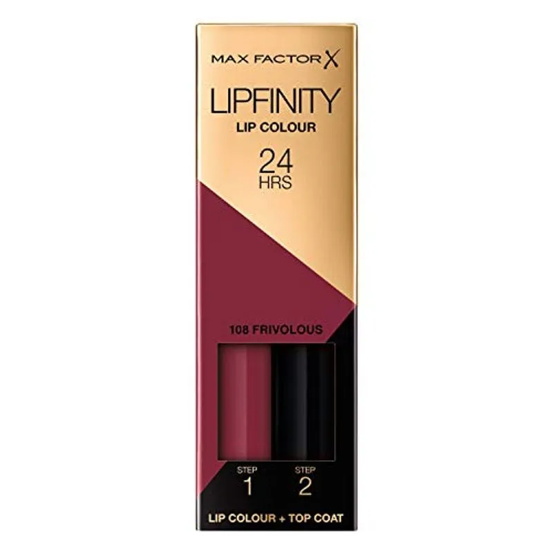 Lipfinity - 108 Frívolo Por Max Factor Para Mulheres - 4,2 G Lip Stick