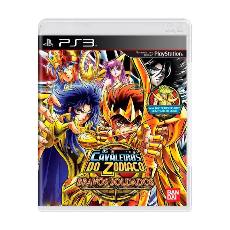 Jogo Os Cavaleiros Do Zodíaco: Bravos Soldados - Ps3