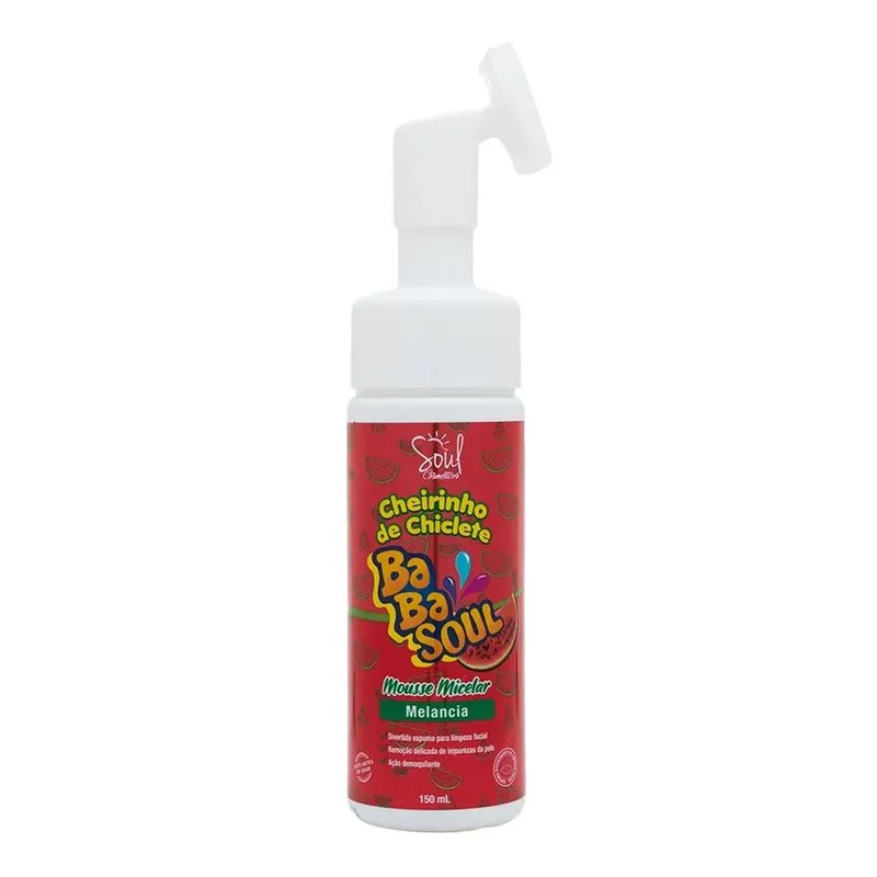 Mousse Micelar Melancia Babasoul Cheirinho de Chiclete-Soul