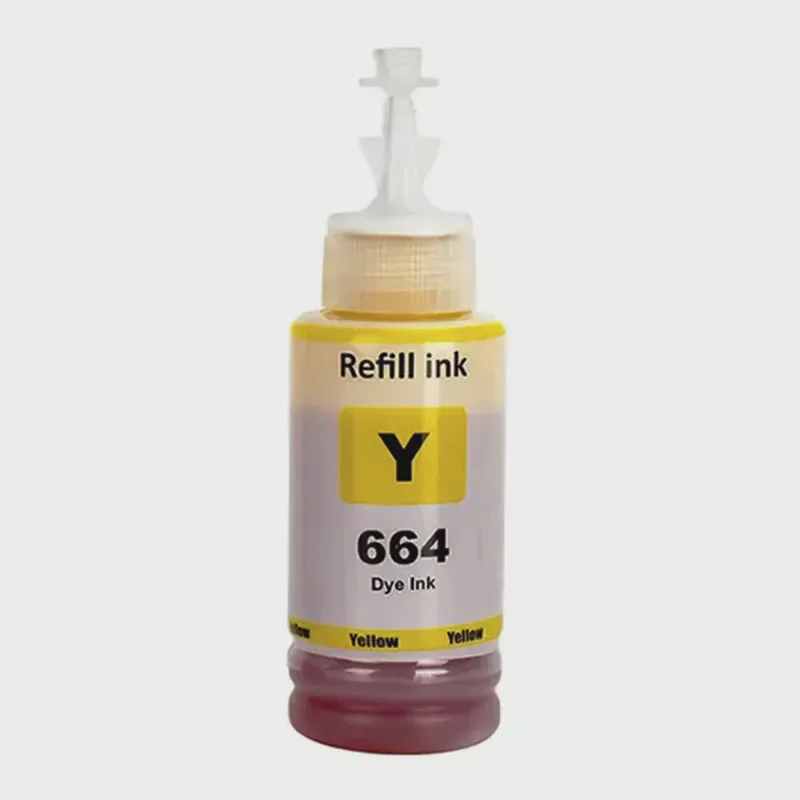 Refil Tinta Pro Resolution para L110 L100 L120 L200 L220 L220 L4550 L355 L365 L375 L380 L395 L495 T664420 70ml Amarelo