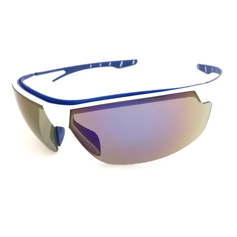Óculos Segurança Neon Azul Espelhado Ultraleve C.a 40906