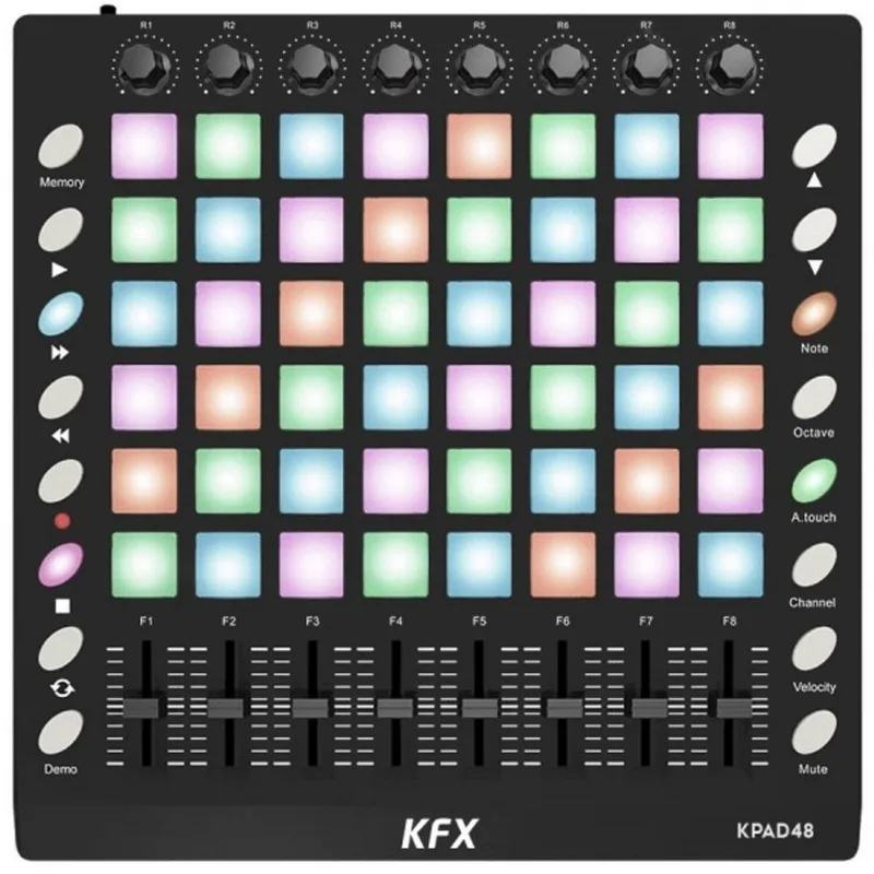 Kfx kpad 48 Pad Controle Midi USB Ableton Multi Função