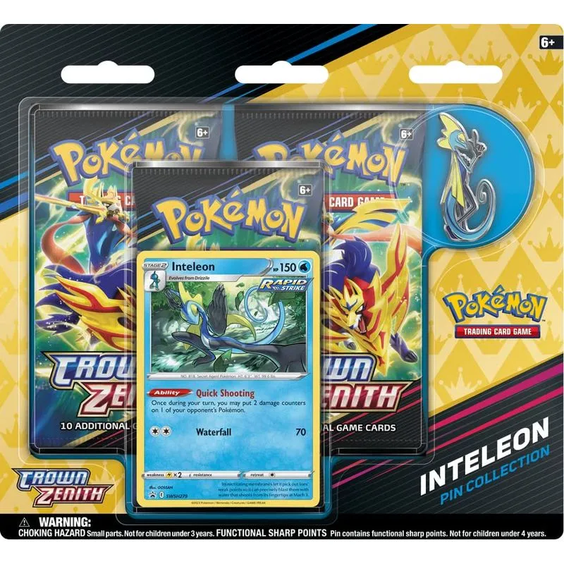 Pokemon Tcg Sas12.5 Crown Zenith Pin Box Coleção - Int