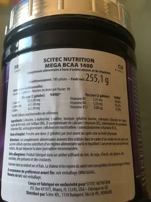 Mega Bcaa 1400