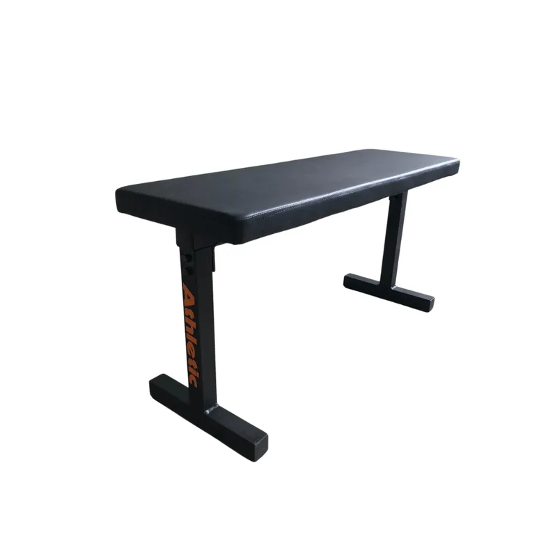 Banco Reto Athletic Advanced: Para Musculação Em Casa, Suporta 110kg Versátil Compacto E Resistente