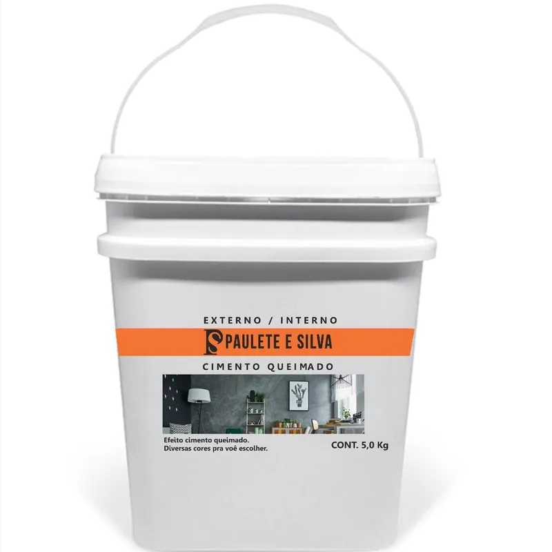 Cimento Queimado Cinza Crômio 5 Kg
