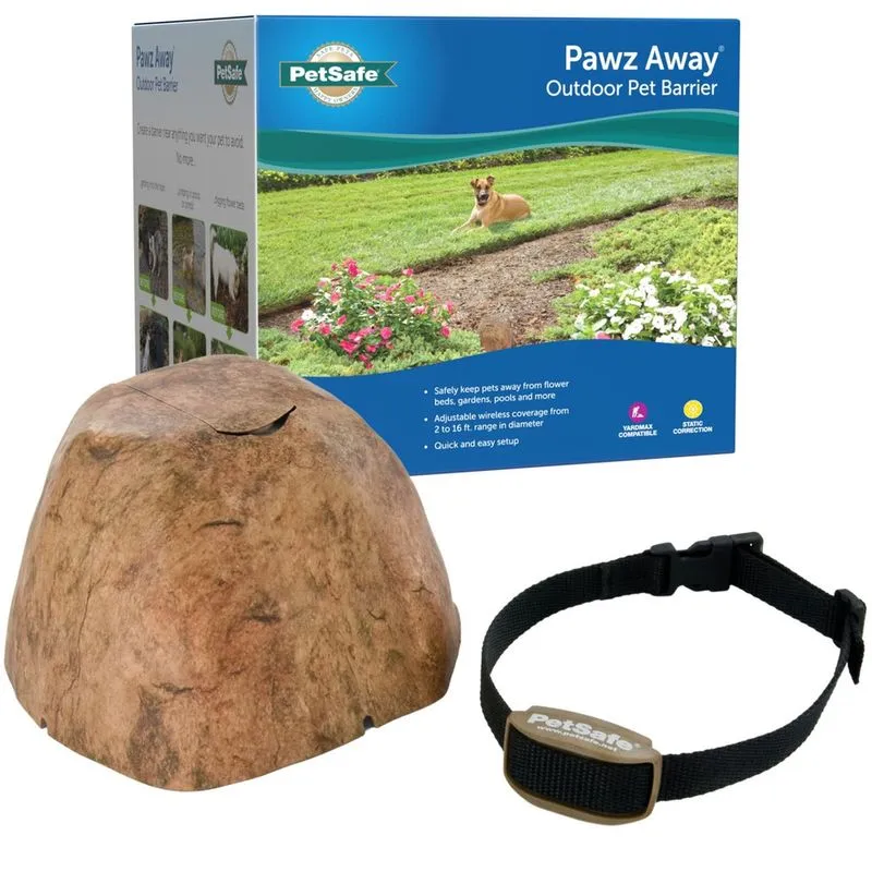 PetSafe Pawz Away Barreira de Animais de Estimação ao Ar Livre para Gatos e Cães - Mantém os Animais de Estimação Fora do Paisagismo, Piscinas, Jardins, Recursos Hídricos - Correção Estática - Imperme
