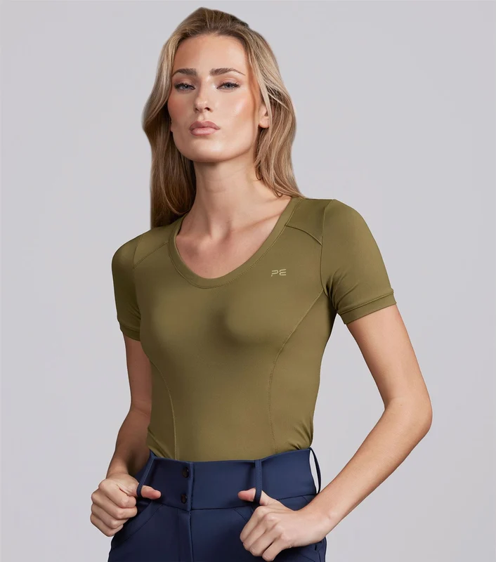 T-Shirt | Premier Equine Prospero T-Shirt UK 16 / Olive