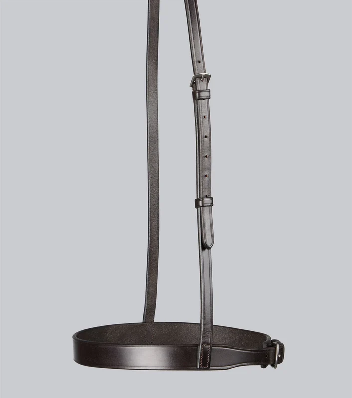 Premier Equine Cavesson Noseband for Racing Bridle One Size / Dark H.Brown