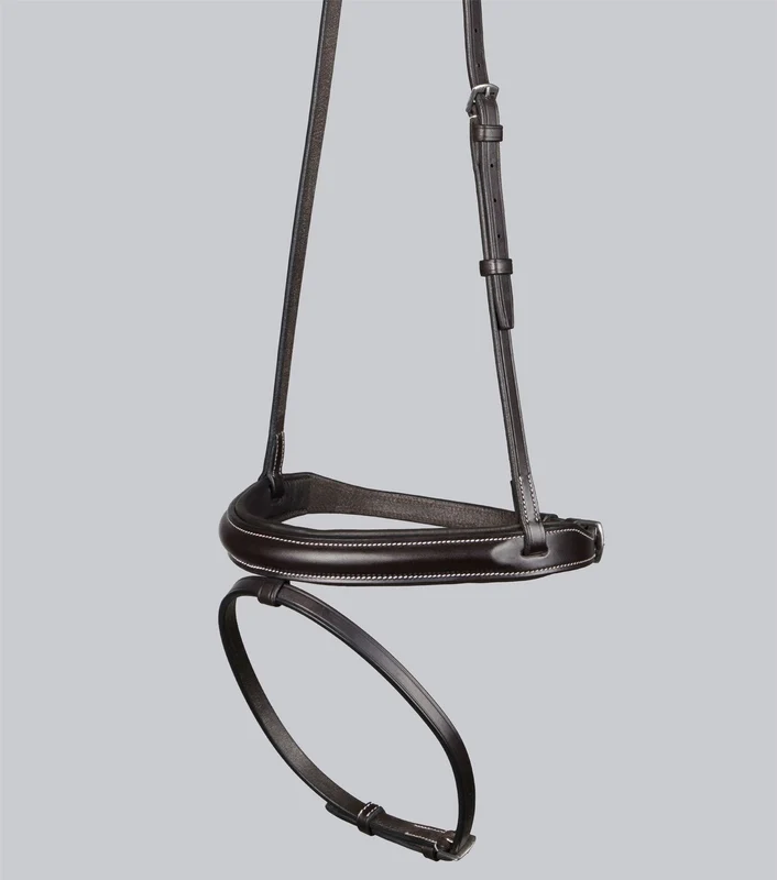 Noseband | Premier Equine Padded X-Full / Dark H.Brown