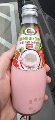 Coconut Milk Drink with Nata de Coco - Strawberry Flavor
