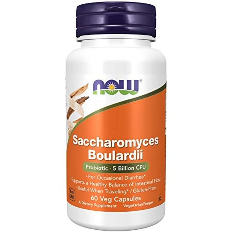 Agora Suplementos, Saccharomyces Boulardii, 5 Bilhões De Cfu Probióticos, 60 Cápsulas Veg