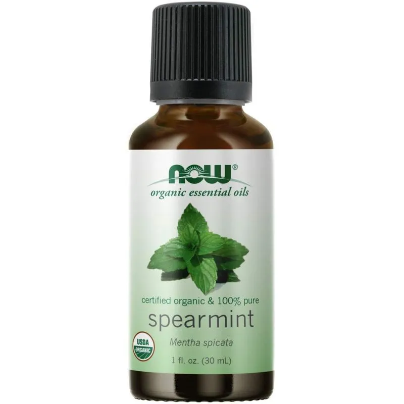 Óleo Essencial Now Organic Spearmint 30ml 100% Puro Vegano