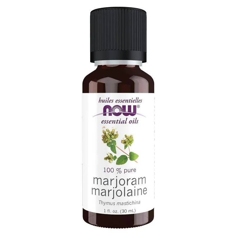 Óleo Essencial Now Manjerona 30ml 100% Puro Vegano