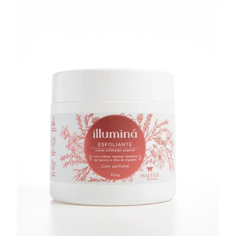 Creme Esfoliante Corporal Profissional Apricot Illuminá 500g